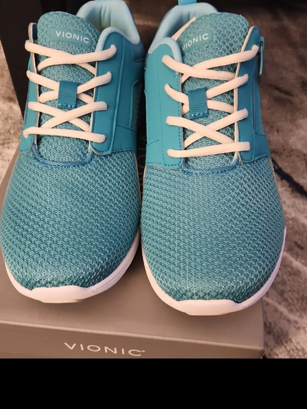 Vionic Teal Lyla Lace-Up Women’s Athletic Sneakers. Sz 10 W. NIB - Picture 4 of 7